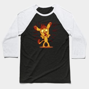 A dog is scared after seeing a ghost Baseball T-Shirt